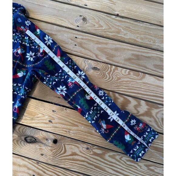 Hanna Andersson Gnome Pajama Set Size Small Women’s Navy - Picture 8 of 14